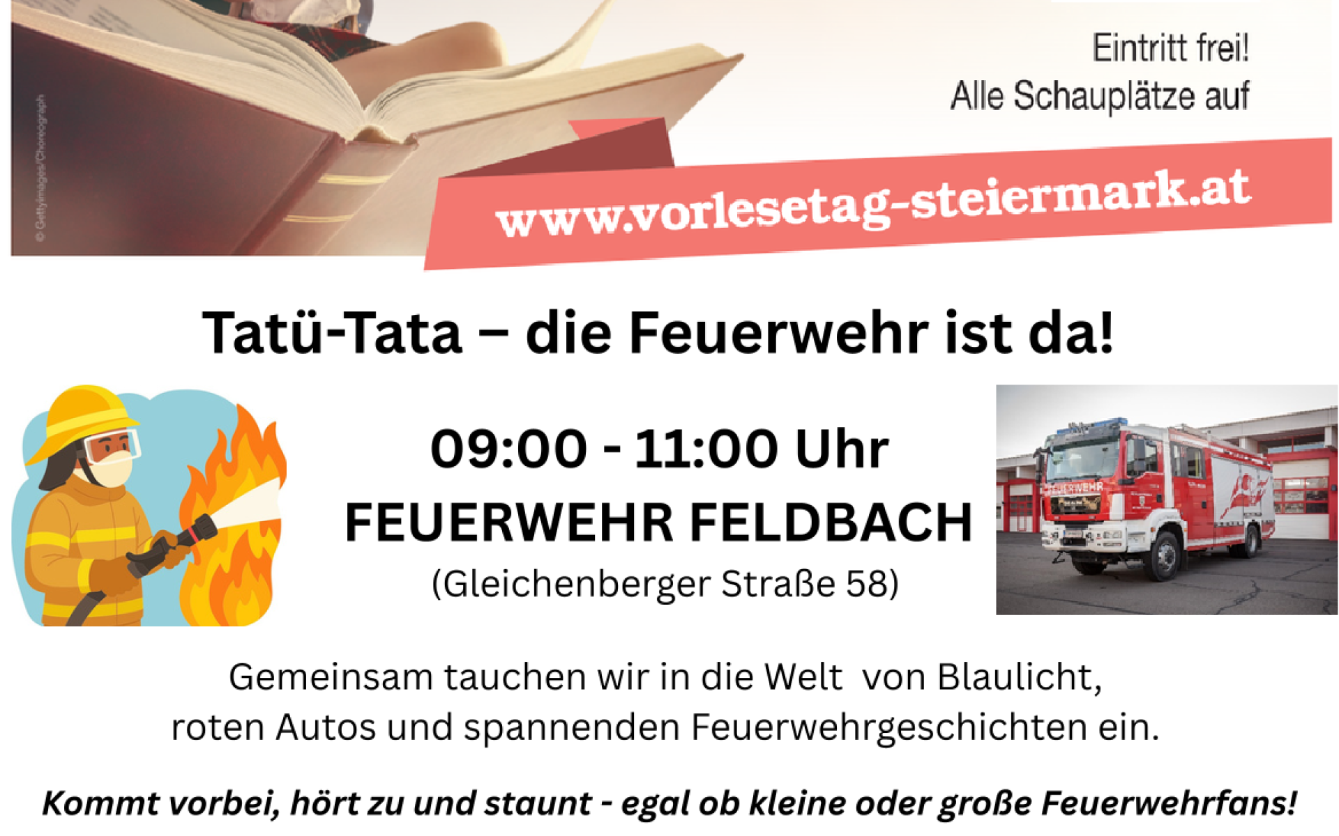 Vorlesetag Feuerwehr
